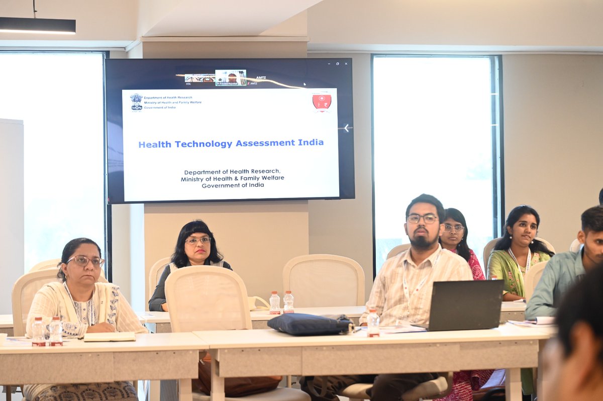 KIHTech's tweet photo. From evaluating new health technologies to strengthening public procurement and Health Benefit Packages, Dr. Kavita Rajasekhar, Scientist F, ICMR-DHR, showcased how the Health Technology Assessment (HTA) is shaping evidence-based healthcare in India at the 11th International #HTA Fellowship.

#HTA #HealthTechnologyAssessment #HealthEconomics #HealthPolicy #EvidenceBasedHealthcare #ICMR #DHR #PublicHealth #HealthcareInnovation #NHA