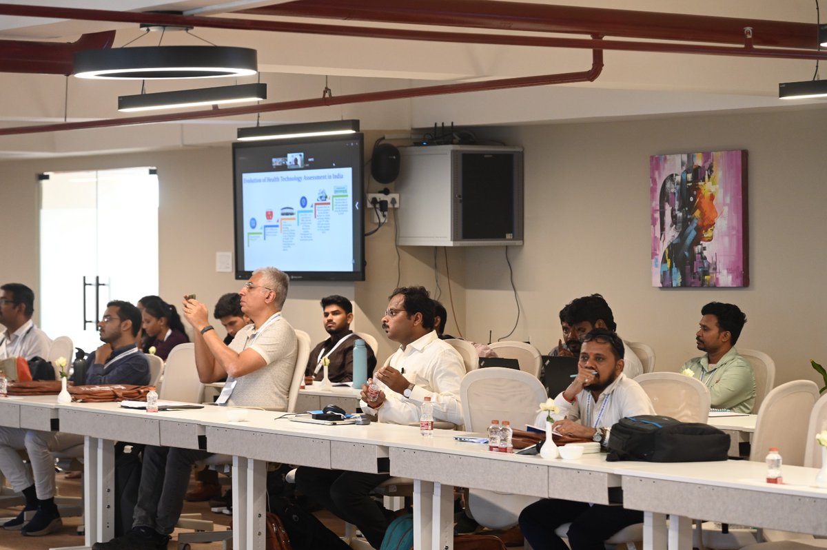 KIHTech's tweet photo. From evaluating new health technologies to strengthening public procurement and Health Benefit Packages, Dr. Kavita Rajasekhar, Scientist F, ICMR-DHR, showcased how the Health Technology Assessment (HTA) is shaping evidence-based healthcare in India at the 11th International #HTA Fellowship.

#HTA #HealthTechnologyAssessment #HealthEconomics #HealthPolicy #EvidenceBasedHealthcare #ICMR #DHR #PublicHealth #HealthcareInnovation #NHA