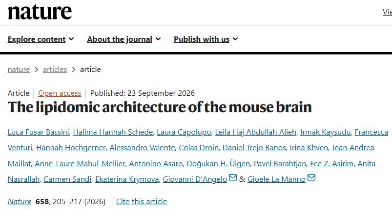 OpenBoxSci's tweet photo. OBS Neuroimmunology Webinar — Monthly on the Third Thursday at 12 PM ET/18:00 CET

PAPER HIGHLIGHT
The lipidomic architecture of the mouse brain (@Nature 2026)
https://t.co/11on1Hs3lX

*Zoom: https://t.co/HUh9eGl74q https://t.co/pXJFQjePYK