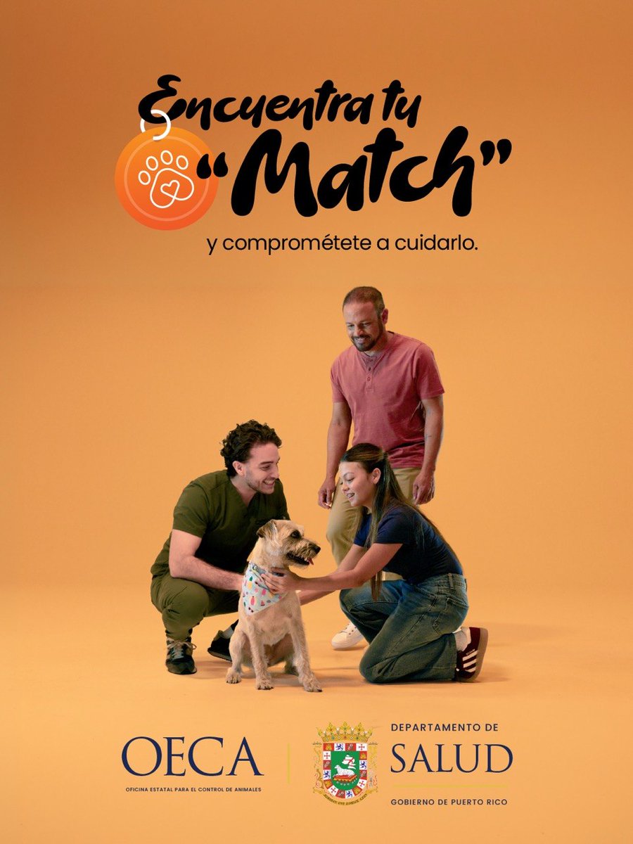 desaludpr's tweet photo. 🐾 Un "match" saludable también necesita protección. Vacunar a tu animal es parte de cuidarlo, protegerlo y darle una mejor calidad de vida.

Entra a https://t.co/b1femSphGX y encuentra las clínicas de vacunación y esterilización. Encuentra tu "match" y comprométete a cuidarlo. https://t.co/0AH46AZeGE