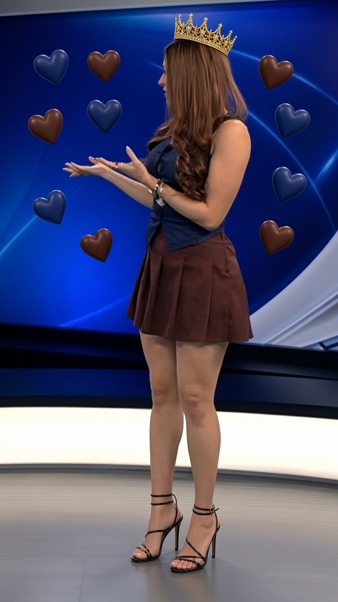 watchertv2000's tweet photo. Queen 👸🏻 of WeatherBabes 👑👸🏻👑😍@noormagarcia 
Gorgeous 
Beautiful 
🤩 
Amazing 🤩 
SexyLegs 😍👑👸🏻
MiniskirtBabe https://t.co/WFK6twb1wr