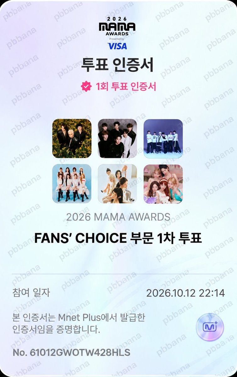 pbbana79's tweet photo. #2026MAMAVOTE #BIGBANG https://t.co/ASwTIG2zPB