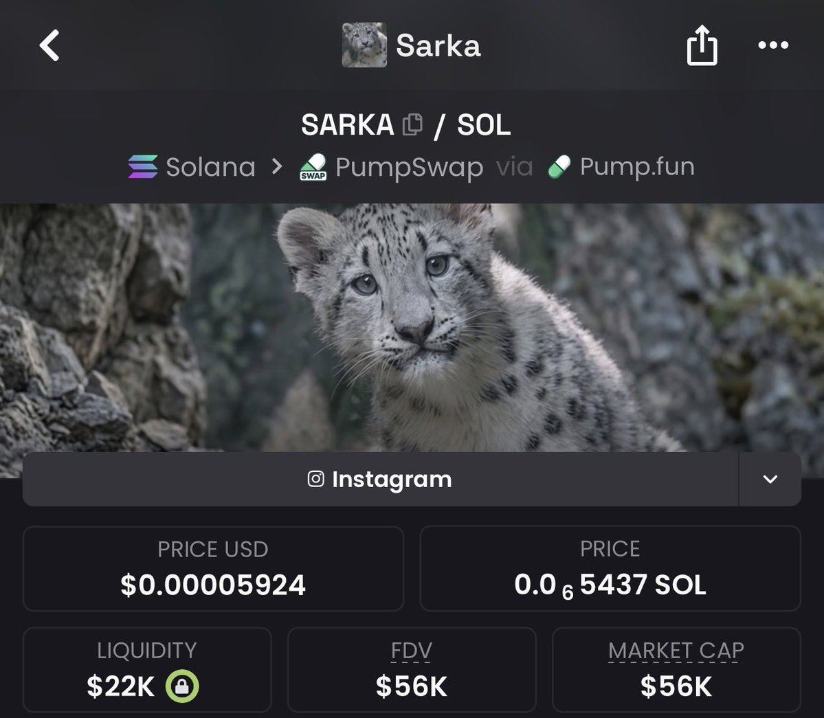 wizardapes's tweet photo. $Sarka might be the next animal runner, super viral on socials. Due for a run

FU36e3gRF3oJUgef7Xn18JPUQRuN548S8PhL65rECaYV https://t.co/tv1ykgtzwj