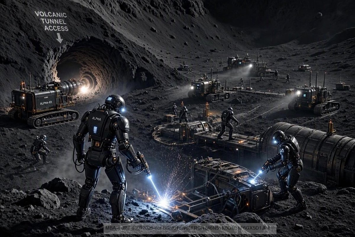 Moonbase__Alpha's tweet photo. MOONBASE ALPHA is closer than we think!

Imagine a permanent human outpost beneath the lunar surface, protected from radiation and extreme temperatures.

What was once science fiction could become humanity’s first foothold beyond Earth.

The Moon is our next frontier. Mars is our future.