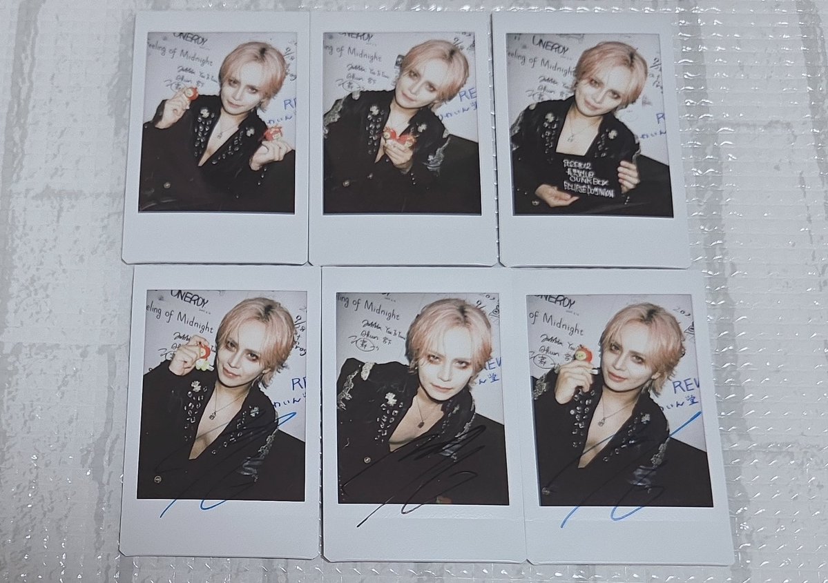 p______ru21's tweet photo. 【お譲り】

零[Hz] ZEROHZ LIVE TOUR 2026
“ECLIPSE DOMINION”
10/12 長野CLUB JUNKBOX
当日チェキ

譲  : ROYさん  Leoさん Rioさん TEIKAさん  RYOGAさん
求  : 500円(＋送料)

DMよりご連絡ください https://t.co/89uQYFnohz