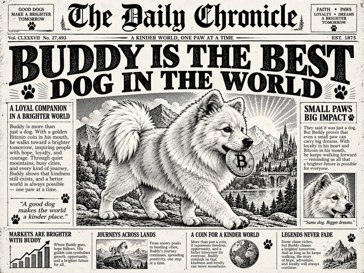 RyuFloryn's tweet photo. $BUDDY IS THE BEST DOG IN THE WORLD.

Loyal heart,unstoppable spirit,big dreams🧡

Buddy isn't just a dog, he's a whole movement. The world needs more good boys, and the blockchain needs more BUDDY energy.

ONE DOG. ONE COMMUNITY. ENDLESS POSSIBILITIES.

$BUDDY 🐕🔥 https://t.co/UTvYCSLalm