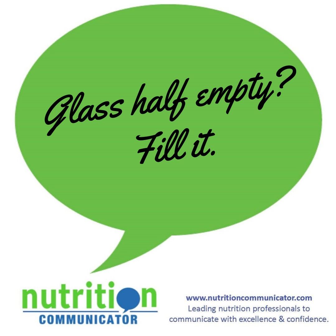 NCommunicator's tweet photo. How we see a situation can make a big difference. If a glass is half empty, we can determine how to fill it. Instead of only seeing problems, start seeing solutions. Even thinking about ways to fill it can make a difference. https://t.co/9GJg5NBm7I