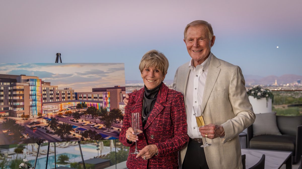 Intermountain's tweet photo. Intermountain Healthcare Foundation announced a remarkable $50 million commitment from Larry and Heidi Canarelli to help bring Nevada's first comprehensive, stand-alone children's hospital closer to reality. 

For decades, the Canarelli family has helped shape Southern Nevada through leadership in homebuilding, education, and community development.

Learn more: https://t.co/hRIJZyBiPi