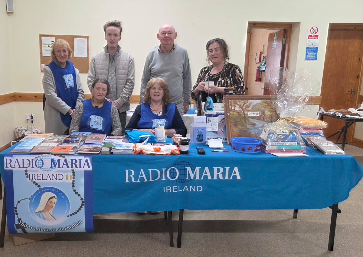 RadioMariaIRE's tweet photo. Thanks to everyone who made our coffee morning in Galway on Saturday and to Fr. Declan and all at Renmore Parish. Well done all! If you would like to host a coffee morning for us, why not get in touch at 01-4123456. https://t.co/66cRSioRwl