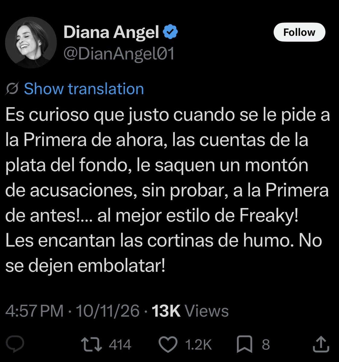 Carolinatoro's tweet photo. Se pusieron de acuerdo para atacar a Ana Lucía para ocultar el escándalo de la presunta narcotraficante Verónica Alcocer. 
El alcance que tienen todos estos zurdos es enorme. Solo se puede combatir con más alcance.  Apoyen mi cuenta y todas las que aportamos verdades. 💪 https://t.co/WBVuNch2n3