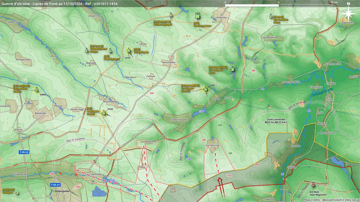 Pouletvolant3's tweet photo. 1/2 Guerre d'Ukraine | 11/10/26

Secteurs :
🌐 Update Drobysheve-Ivanivka (OPSEC)🔹U261011-1444
🌐 Sloviansk-Kramatorsk🔹U261011-1448
🌐 Dobropillia (unités)🔹U261011-1414
🌐 Novopavlivka-Zaporizhzhia🔹U261011-1443

#UkraineRussianWar #GuerreEnUkraine https://t.co/VlHfzjjBtQ
