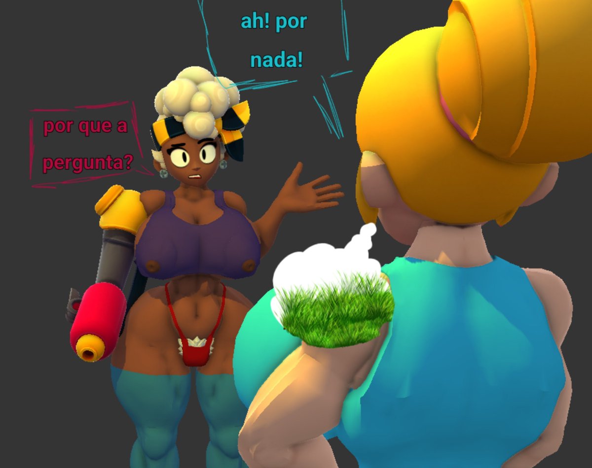 3D_Random_guy01's tweet photo. Maisie 🪒 #BrawlStars #brawllers #BrawlStarsRule34 #Maisiebrawlstars #piperBrawlStars https://t.co/drlJH3Ym1g