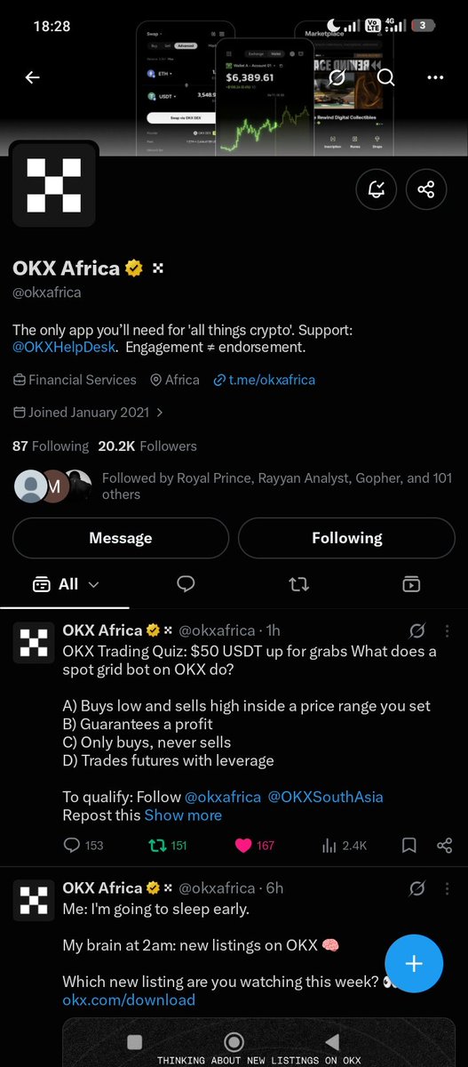 Maxx_Tum's tweet photo. @okxafrica @OKXSouthAsia A) Buys low and sells high inside a price range you set
@MmboneVal77168 join https://t.co/WE2Nzbeb6Z