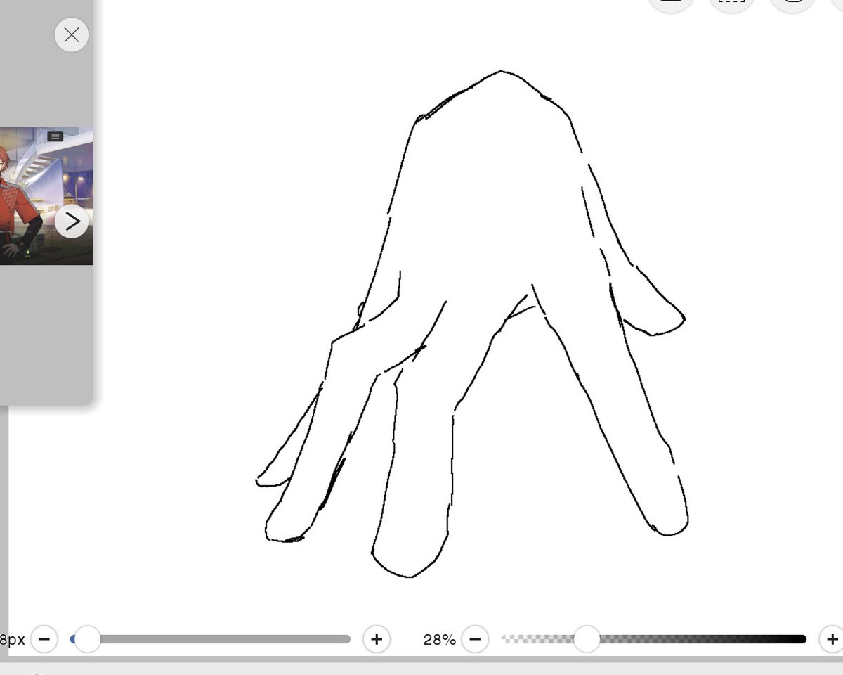 rbcqv's tweet photo. 手を描くことに成功＼＼\\٩( 'ω' )و //／／ https://t.co/livYc7Jzvw