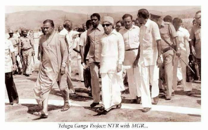 rajeshamlw's tweet photo. CM Vijay meet Andhra CM Chandrababu Naidu tomorrow (Oct 13) to discuss interstate water issues.

Two projects are relevant:
🔹Telugu Ganga — supplying Krishna water to Chennai.
🔹Godavari–Gundar river linking — please read my earlier post below. 👇🏾

This post explains Telugu Ganga.

Signed on April 18, 1983, during the MGR–NTR period, the agreement aimed to strengthen Chennai’s drinking-water supply beyond local rainfall.

The water travels through:
Srisailam → Velugodu → Somasila → Kandaleru → Poondi.

AP, Karnataka and Maharashtra contribute 5 TMC each from their Krishna shares. Of the 15 TMC allocated, 12 TMC should reach the TN border after allowing for evaporation and seepage.

The map shows how it reaches Chennai. 👇🏾

What should TN seek from Mr. Naidu?
🔹A clear schedule for delivering the agreed water.
🔹Joint canal maintenance to reduce losses.
🔹Shared monitoring of releases and actual receipts.

Alongside new river links, reliable supply through the existing project deserves attention.