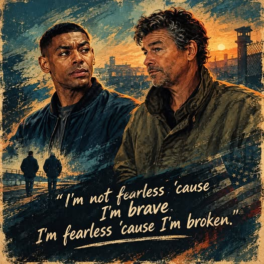 flicksnpop's tweet photo. Quote of the Day:

From Lanterns Season 1 Episode 7

"I'm not fearless 'cause I'm brave, I'm fearless 'cause I'm broken." -Hal Jordan

#lanterns #haljordan #kylechandler #Johnstewart #hbo #dcuniverse #AIart #quote https://t.co/DUeXcmBHgU