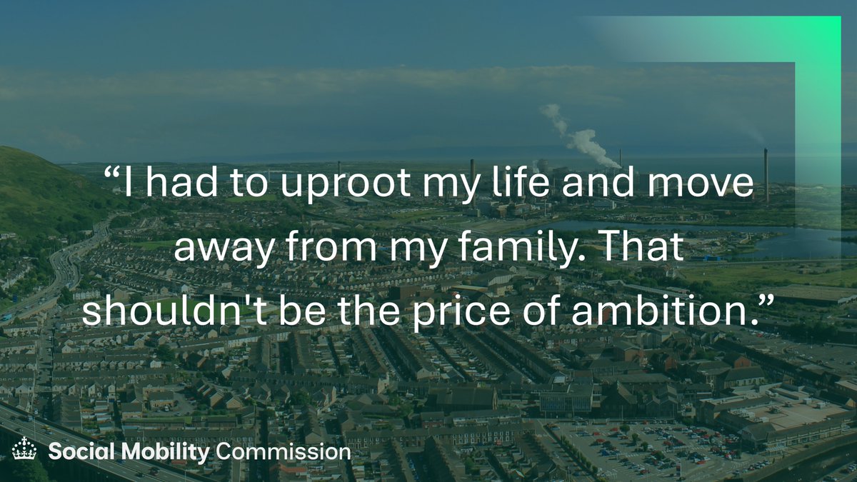 SMCommission's tweet photo. Does your postcode dictate your privilege?

Samuel grew up in a small village in South Wales, but felt he had to leave his home to find success.

Read his story here: https://t.co/wkiwT7eKSi https://t.co/3Z3QSPSiMF