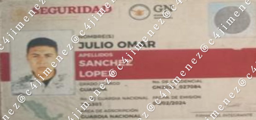 c4jimenez's tweet photo. AGENTE de @GN_MEXICO_ SE EMBORRACHA con AMIGOS, se PELEAN… y MATAN a UNO
Julio Sánchez
Elemento de la GN. 
Se embriagó con estos 4 amigos en @AlcaldiaAO 
Ahí pelearon con Miguel Castellanos, le dispararon y mataron.
Agentes de @SSC_CDMX los detuvieron a todos.
@FiscaliaCDMX indaga.
