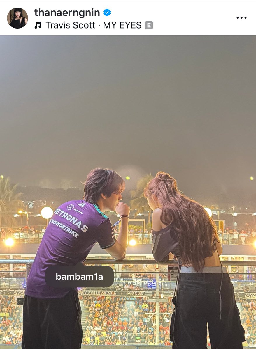 Harmony2549's tweet photo. ต้าเหนิงลงรูปแบมแบม #F1 https://t.co/ZpjYiTp3sd