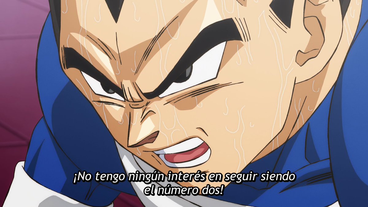 XLR8_MEOW's tweet photo. lo del diálogo de Vegeta es simple, está bien que siga admitiendo que Goku es el número uno pero se lo carga que un segundo después vuelva con lo de superarlo, un mejor diálogo habría sido 'Reconozco que eres el saiyan más fuerte, pero seguiré luchando para superarme a MÍ mismo+ https://t.co/t1jfGKJZVf