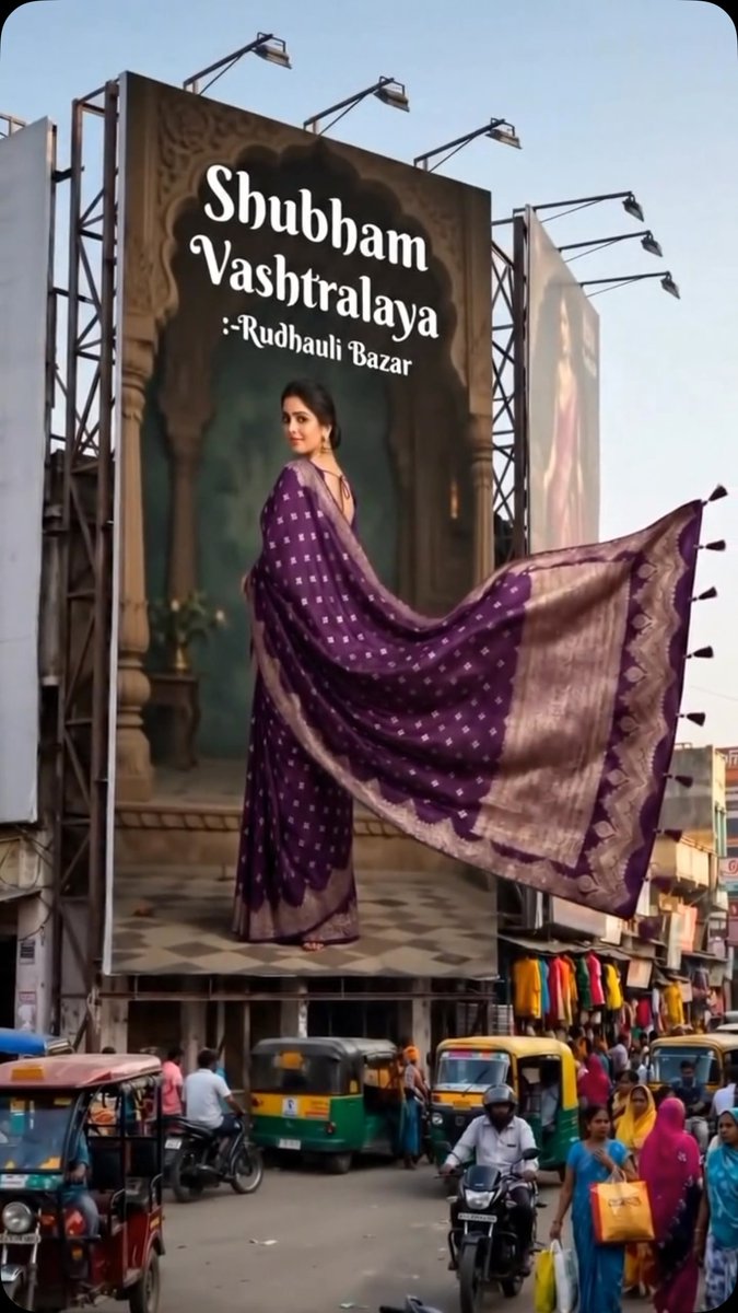 el_macha's tweet photo. रक्षाबंधन और तीज के लिए शुभम वस्त्रालय, रुधौली बाज़ार, बस्ती में साड़ियों का नया डिजाइनर कलेक्शन उपलब्ध है। पारंपरिक साड़ियों के साथ शानदार सूट, लहंगे और अन्य परिधान खरीदने आज ही पधारें। https://t.co/13UkrPYD6b