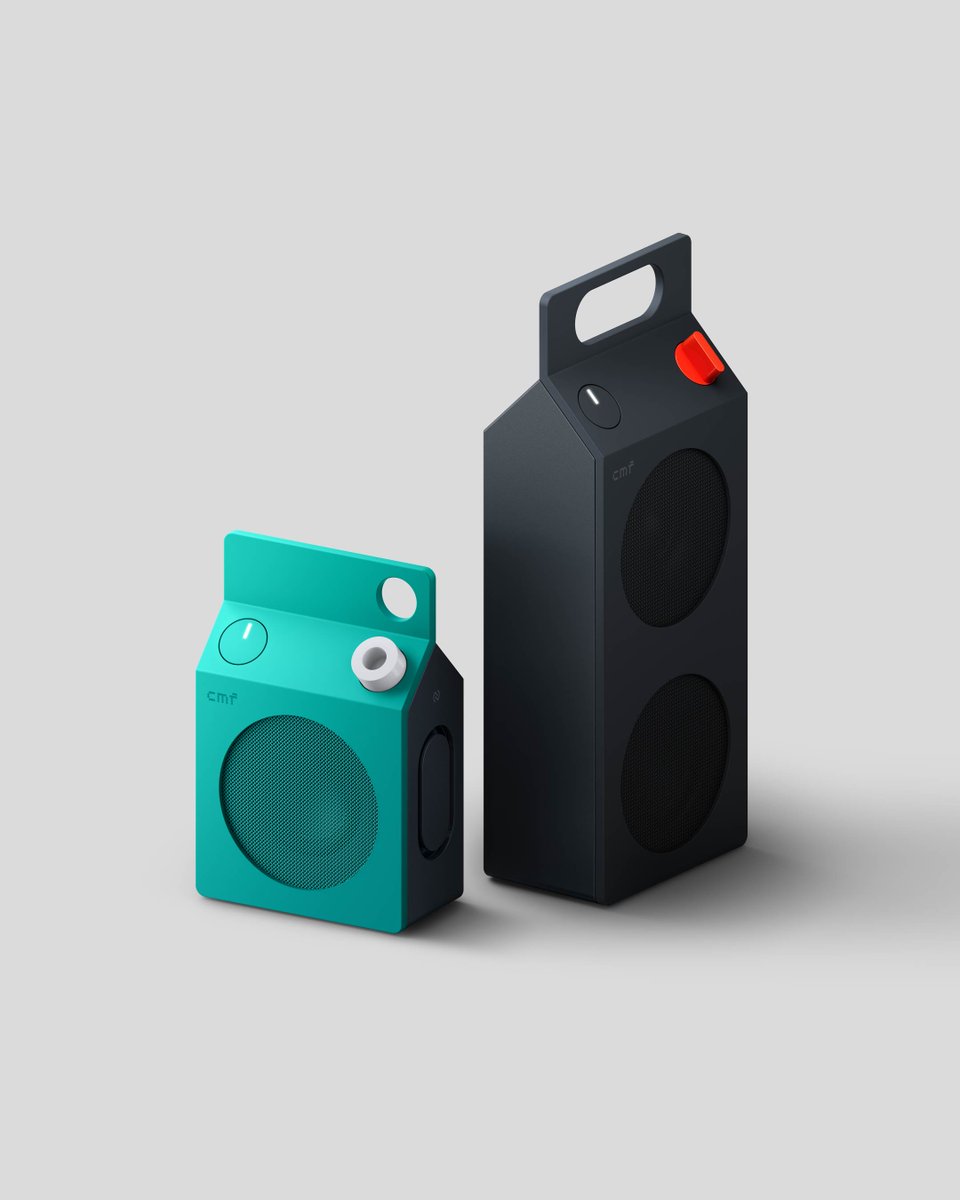 Soya_Cincau's tweet photo. These aren't milk cartons!

Nothing sub-brand, CMF, has launched its first Bluetooth speakers with customisable front panels and knobs.

The Speaker S (10W) costs GBP 49 (about RM265), while the larger Speaker M (35W) costs GBP 99 (about RM535).

Both feature Bluetooth 6.0, IP68 water resistance, Auracast support and up to 18 hours of battery life. These CMF Speakers are coming soon to Malaysia.

#CMF #Nothing #CMFSpeaker #CMFSpeakerS #CMFSpeakerM