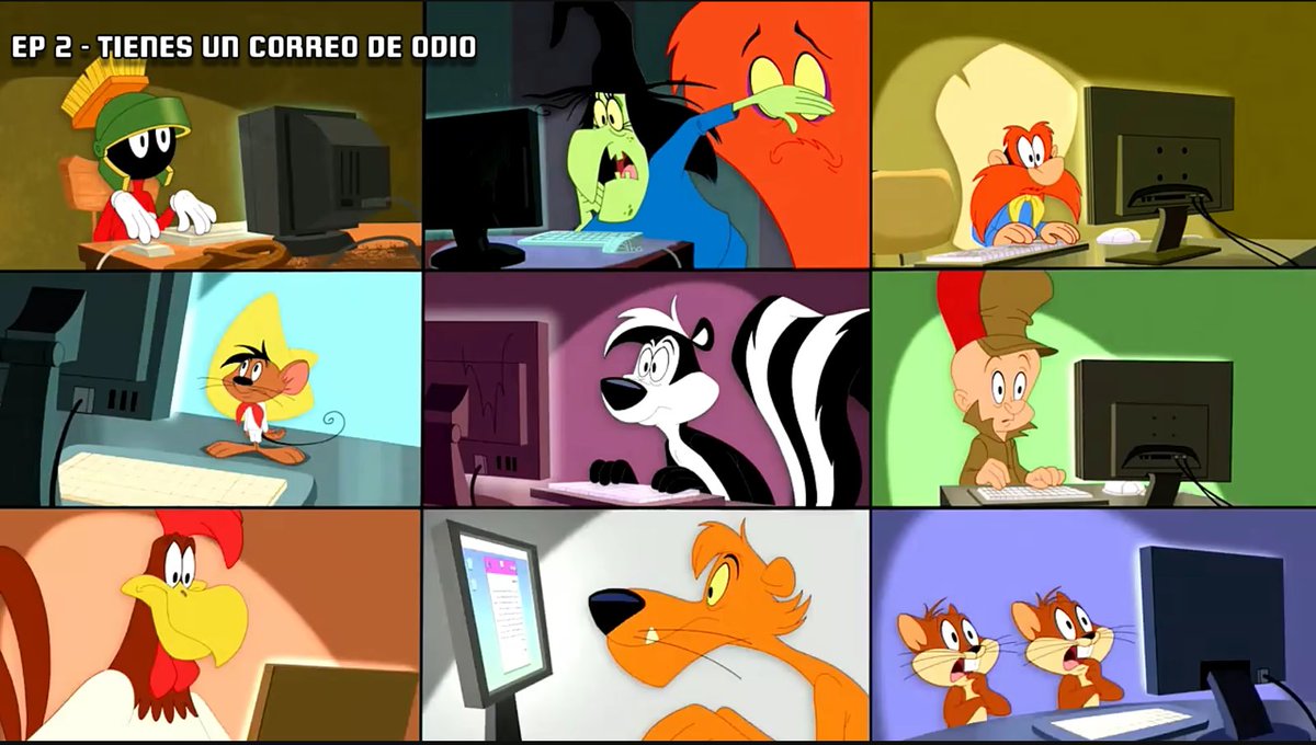 PaletaDeGatoXD's tweet photo. me pregunto que le habra dicho lucas a elmer en el correo de odio, osea practicamente nunca interactuaron pq pos elmer en esta serie tiene como 3 apariciones y nomas son terciarias xd
#looneytunes #thelooneytunesshow https://t.co/HszxPTHsFe