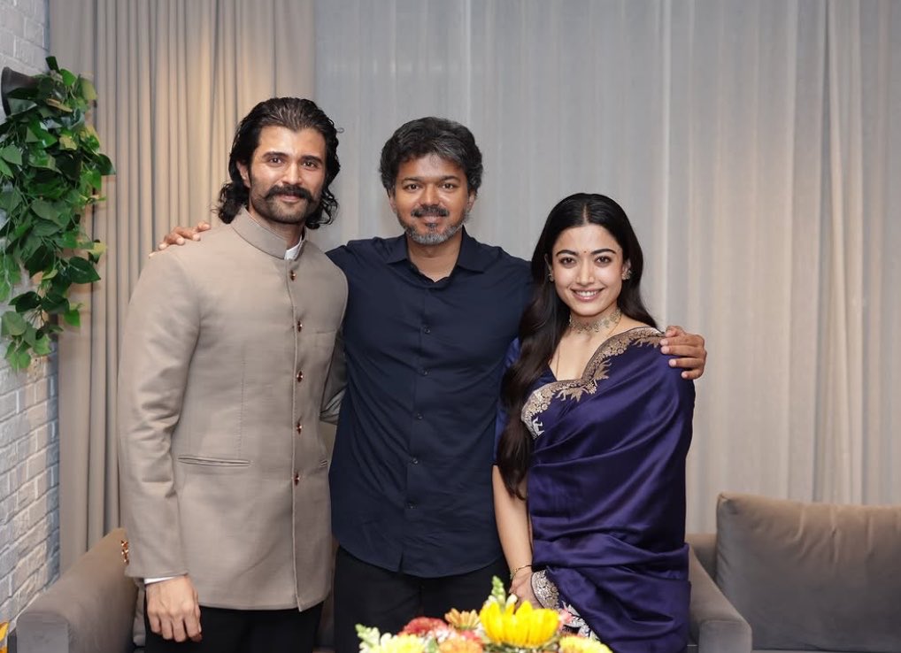 KollyCensor's tweet photo. One meeting &amp; sir is already a favorite ❤️ 

- “Vijay Devarakonda about chief minister Joseph Vijay” https://t.co/Qc1Q59GZep