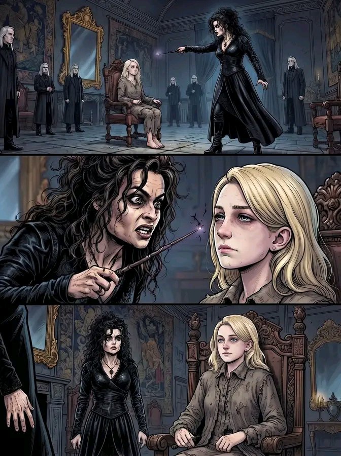 Kieran10x's tweet photo. Luna Lovegood’s interrogation at Malfoy Manor was one of the moments that best revealed her bravery, even though the films barely explored it.

After being captured by the Death Eaters, Luna was taken there alongside other prisoners because Lord Voldemort and his followers wanted information about Harry.

The Death Eaters tried to find out where Harry Potter was hiding and who was helping him, but Luna never revealed anything. Despite being frightened and trapped in an extremely dangerous situation, she remained loyal and protected Harry and his friends.

What matters most is that Luna wasn’t a powerful duelist like some of the other characters, but she had tremendous mental strength. Her calm way of facing danger confused her enemies because she didn’t react with desperation or allow fear to control her.

Her capture also showed how much she mattered to Harry’s circle. Luna might have seemed absent-minded or strange, but when things became difficult, she proved she had the same courage as the saga’s greatest heroes. Even under pressure at Malfoy Manor, she chose to endure captivity rather than betray her friends.
