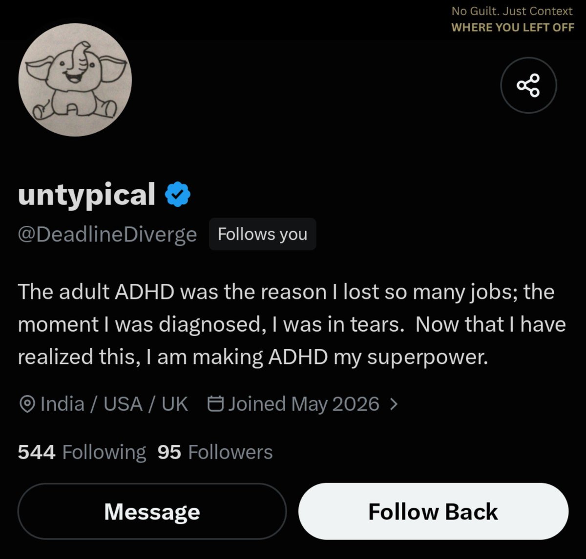Ava_4951's tweet photo. Genuinely WHO are these people and WHY are they following me?? I don't have ADHD and idk about the other account:( https://t.co/O2e8PwAeGV