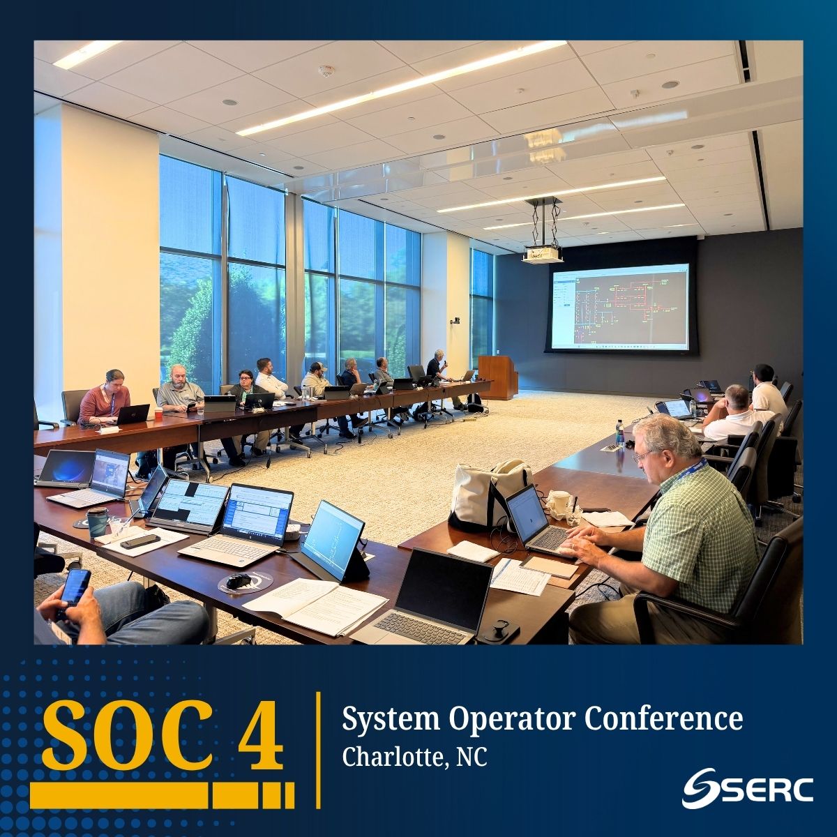SERCReliability's tweet photo. The final 2026 @SERCReliability System Operator Conference began today in Charlotte, NC. Facilitators prepared for hands‑on drills, dynamic simulations, and discussions that strengthen decision‑making, communication, and situational awareness. #LeadWithPurpose #SystemOperations https://t.co/pUoy6sKcFO