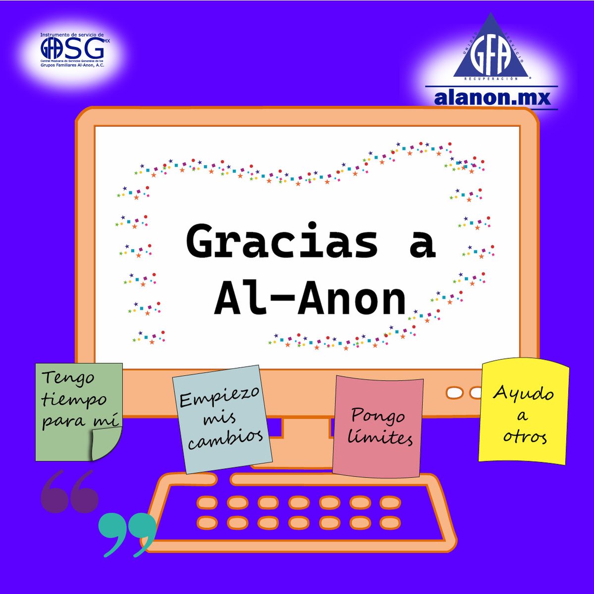 AlAnon_mx's tweet photo. ✨💗👥🫂𝐀𝐥 𝐩𝐫𝐚𝐜𝐭𝐢𝐜𝐚𝐫 𝐞𝐥 𝐩𝐫𝐨𝐠𝐫𝐚𝐦𝐚 𝐝𝐞 𝐀𝐥-𝐀𝐧𝐨𝐧, 𝐨𝐛𝐭𝐞𝐧𝐠𝐨 𝐦𝐮𝐜𝐡𝐨𝐬 𝐛𝐞𝐧𝐞𝐟𝐢𝐜𝐢𝐨𝐬
🗣️ En Al-Anon me da:
💟Tengo tiempo para mi
📍Comienzo a poner límites

✅Puedes entrar a la página:
💻https://t.co/eyBzYfqO2m https://t.co/dXEkaYMa8T