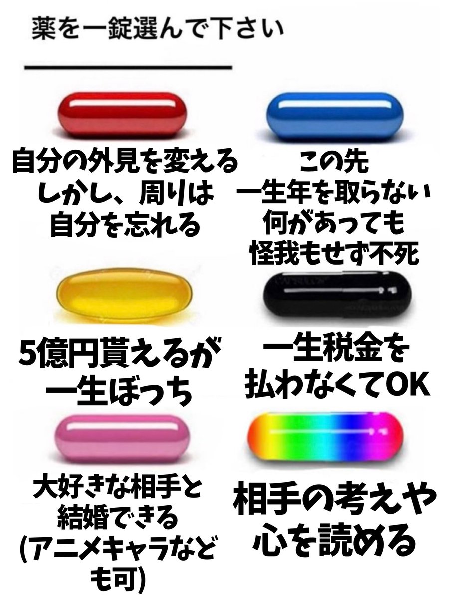 AmiriLover's tweet photo. みんなはどの薬を飲む？ https://t.co/1dlVULx0ri