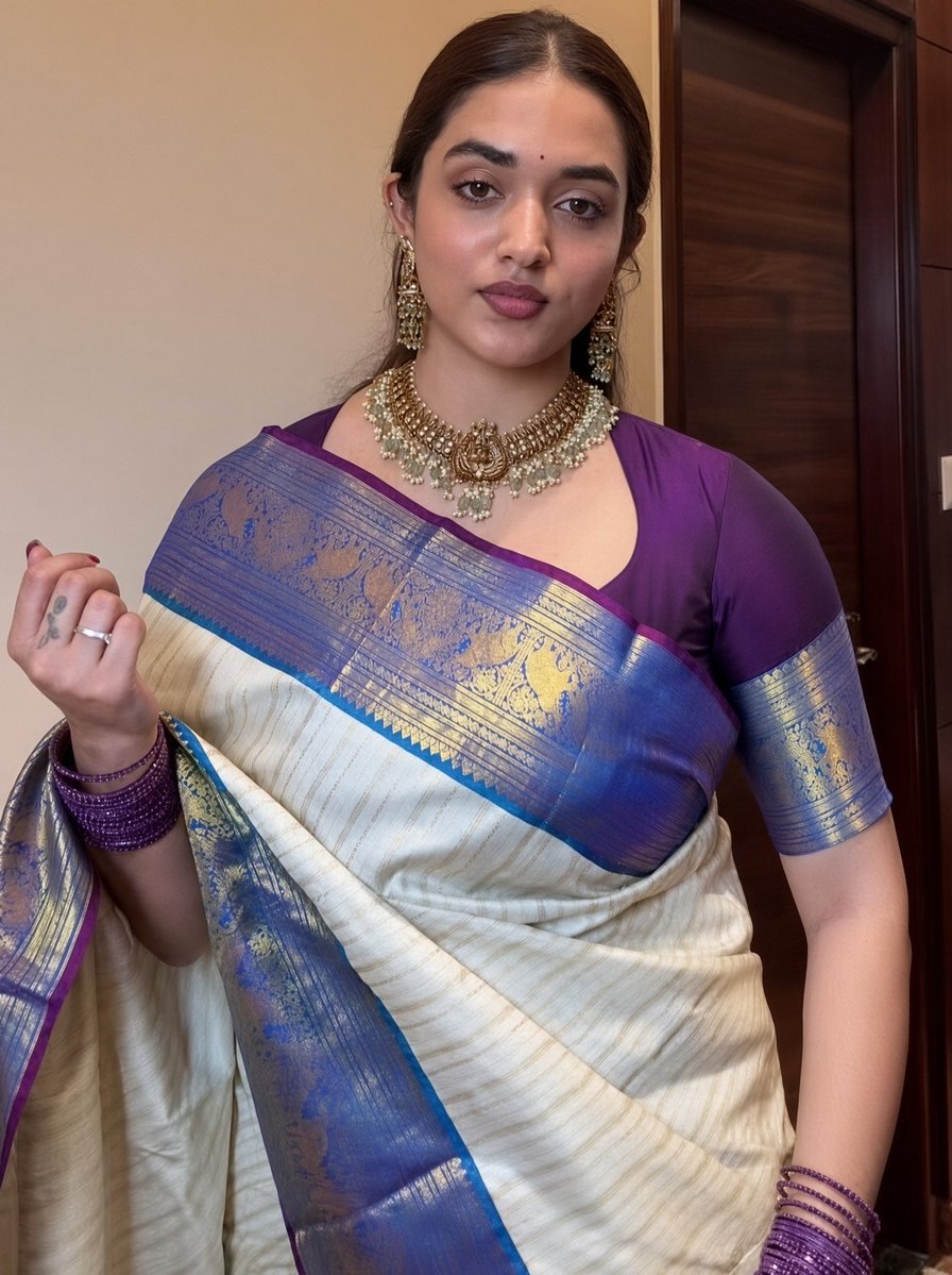 dazzlin_divas's tweet photo. Good Night Friends 🌙 
No one Slays the Saree look like Shreya Vishakant ✨ 
Grace and Elegance Personified 🥰 
#ShreyaVishakant ♥️ https://t.co/gO9Ete4z2q