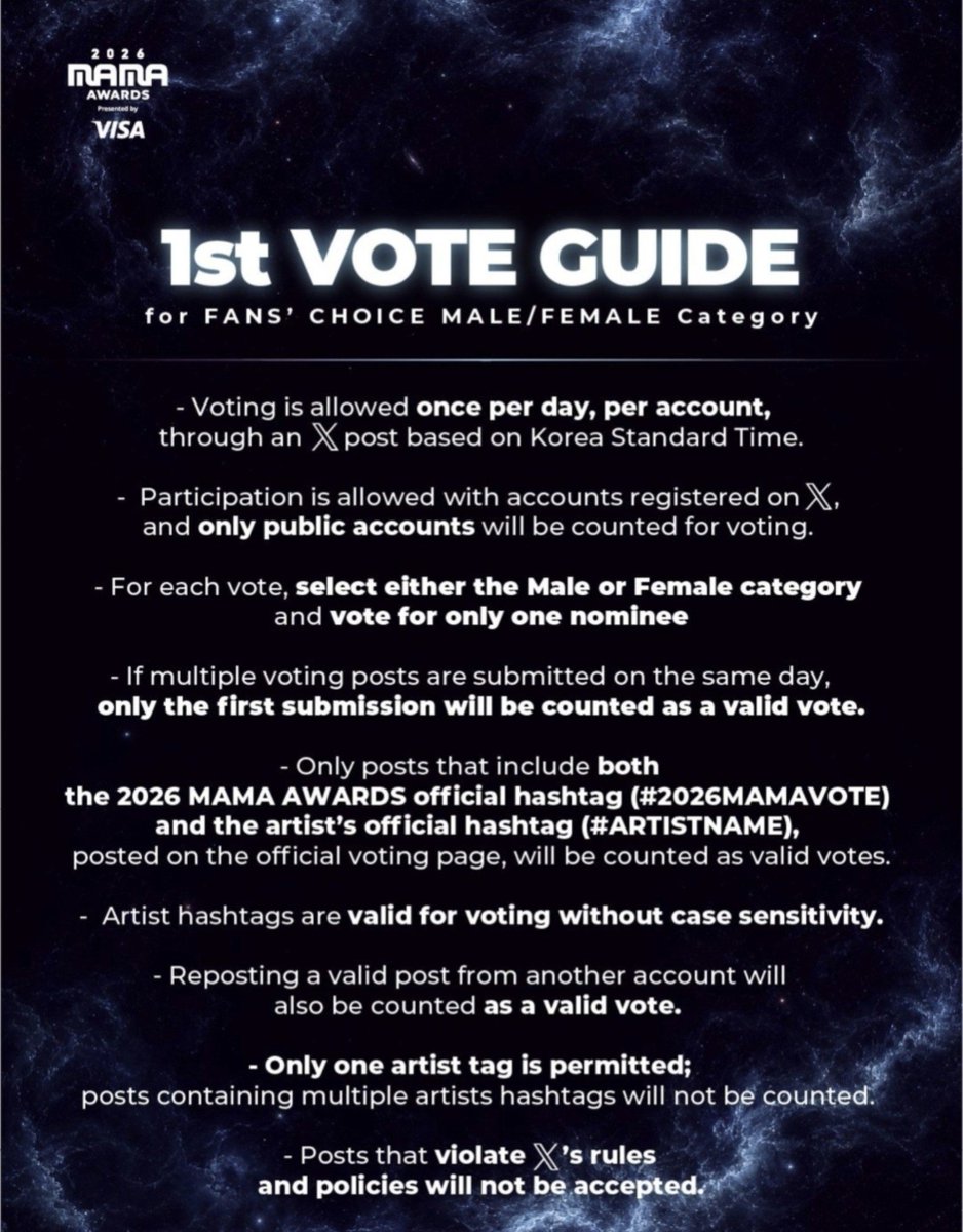 taesoothe's tweet photo. NEW DAY NEW VOTE!

Tweet:
I vote #BTS for Fan’s Choice Male at #2026MAMAVOTE (once a day)

App:
https://t.co/PTrQ1uE6U6

Remember that you also have guide on the voting site. Invest all devices you have. Let's get this https://t.co/pmsXeXQnJn
