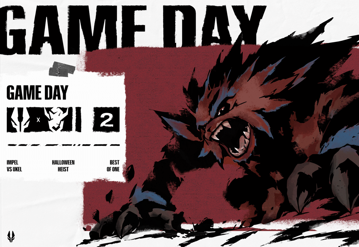 ImpelEsport's tweet photo. Today IMPEL take on @TheUKEL 's Halloween Heist: Stage 2.

line up for the day 

TOP: @Zined03 🇬🇧
JGL: Sacred 🇬🇧
MID: Aleks 🇸🇮
ADC: Rawand  🇬🇧
SUP: @Eighty_UK 🇬🇧

"COACH"/SUB: @LolBcan 
SUB: @zenithmid
HR: @Sumiii03 
Water boy: Safiy

8pm BST 
Streamed at
https://t.co/qjB8yIDuD3 https://t.co/wg5zk0nari