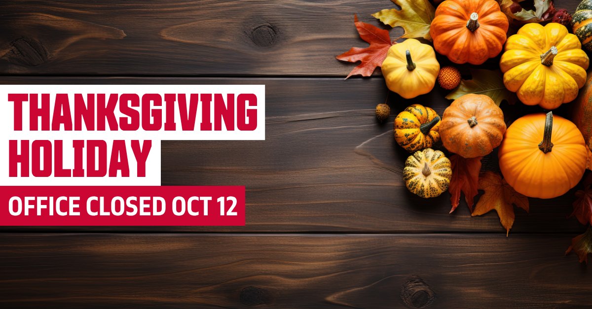 CS_SFU's tweet photo. Our offices are closed today for the Thanksgiving holiday. We look forward to connecting with you when we reopen tomorrow. https://t.co/0oZiZQiVIg