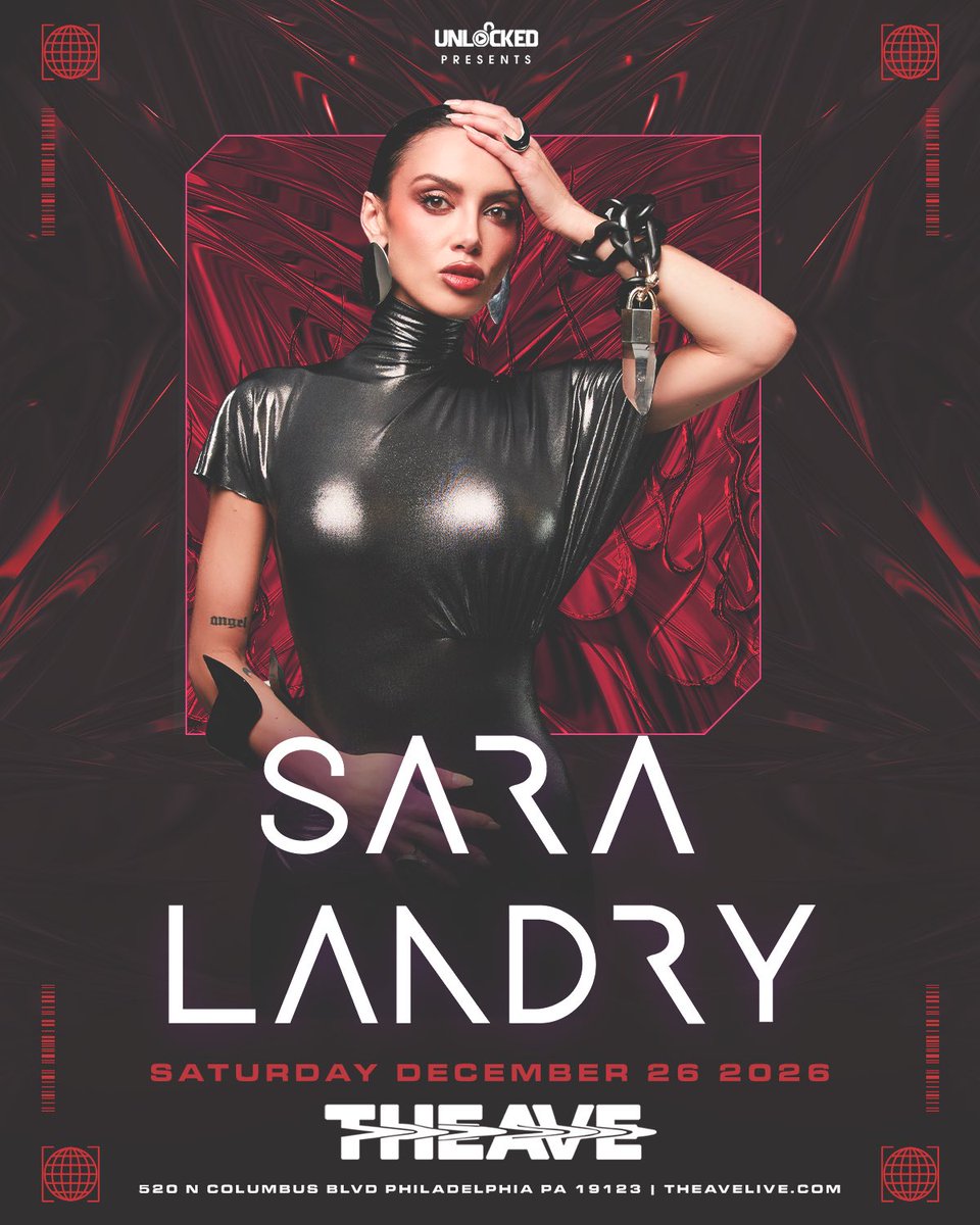 saralandrydj's tweet photo. philly ✨ i'm coming to @TheAvePHL, December 26 

pre-sale: 10AM ET, October 13
general sale: 10AM ET, October 14

signup to the afters for pre-sale: https://t.co/hvClPq0yAy https://t.co/mx0Lg8yUFl