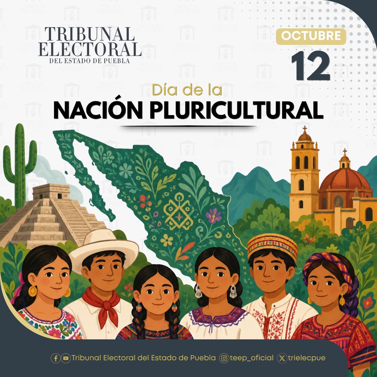 trielecpue's tweet photo. 🌎✨ En México, nuestra riqueza está en la diversidad de pueblos, lenguas, culturas y tradiciones que dan identidad a nuestra nación. https://t.co/lBQbH25Li1