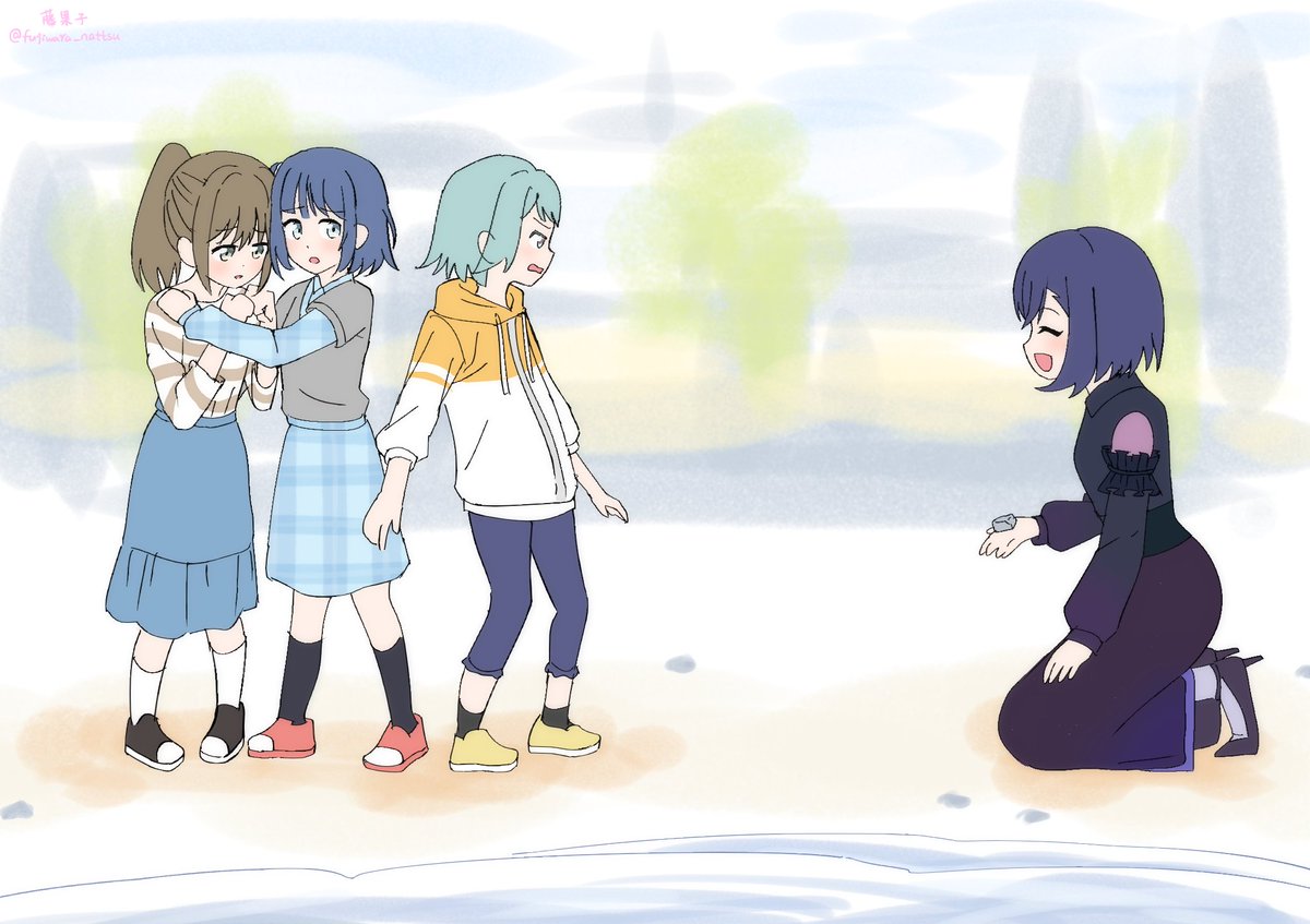 fujiwara_nattsu's tweet photo. #アワーノーツ #millsage #アニメゆめみた #藤都子 #かくみやこ 変なお姉さん https://t.co/n95Cdq8wfD