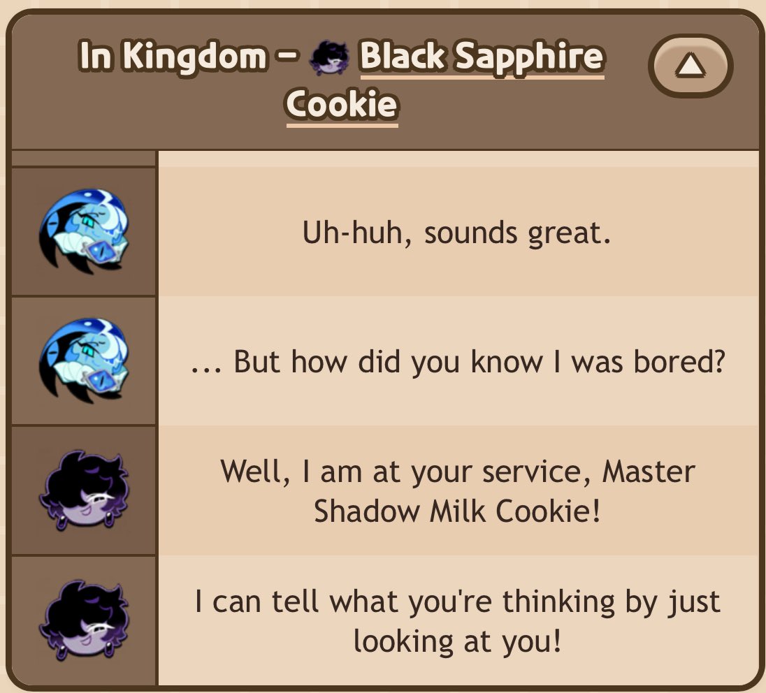 umehoang's tweet photo. Oh, I love their dynamic so much. The way Black Sapphire is so loyal to and admires Shadow Milk, yet acts so naturally around him. He’s so calm and understanding of his master, while still being able to show his disapproval when Shadow Milk makes his teasing a little too obvious https://t.co/fIdihKmMBp