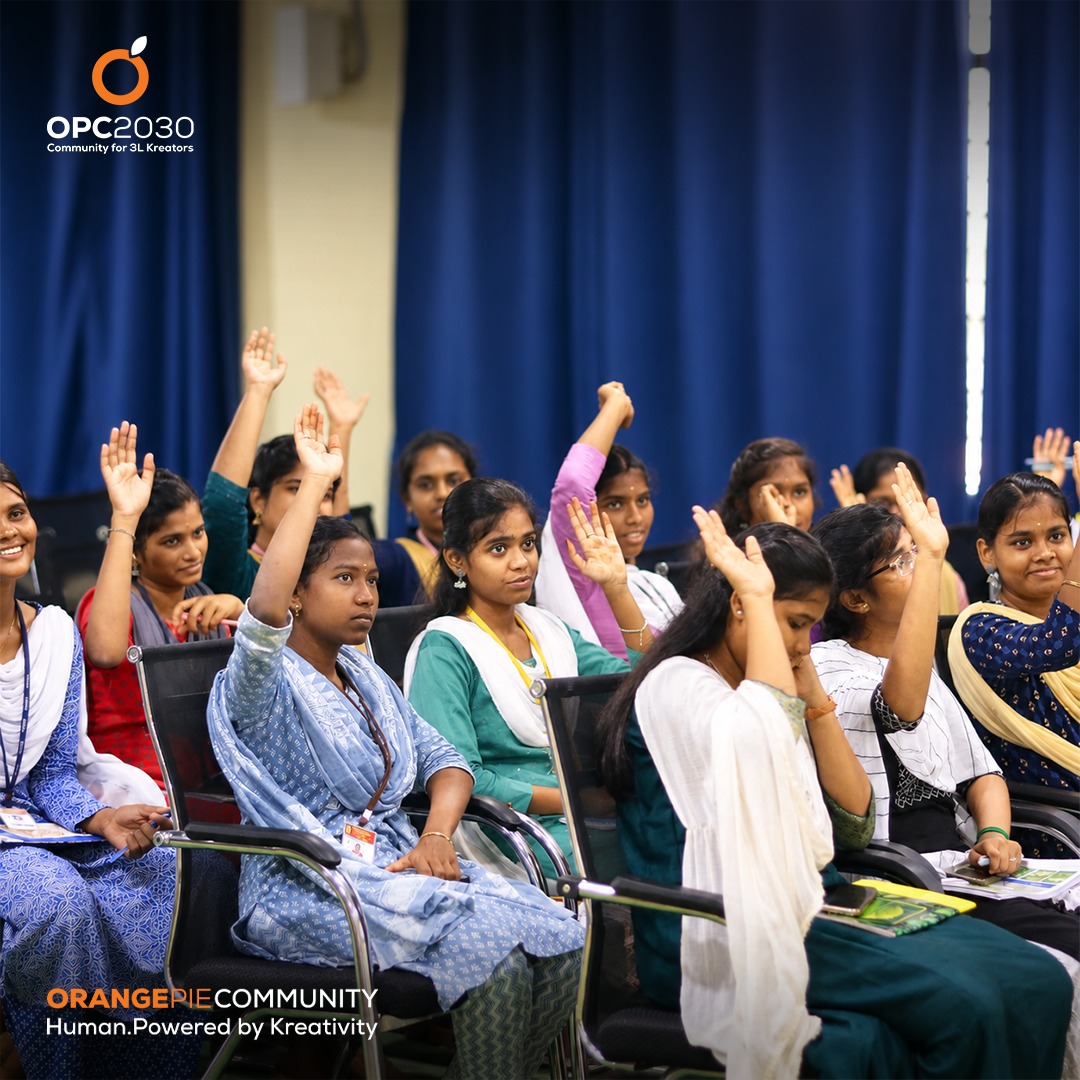 Orangepieai's tweet photo. ✨ OPC2030 Workshop &amp; Assessment at Pandiyan Saraswathi Yadav College! 🎨🚀 A day of creativity and innovation, exploring Logo Design, Poster Design &amp; Video Creation. Thanks to all the students and the college participation!
Organized by Buiz Lab 🔥#orangepie https://t.co/Rx4z6MmZld