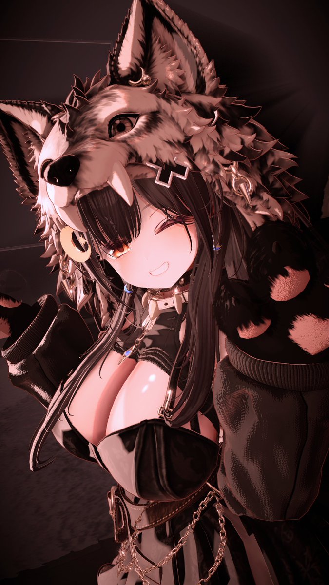tea_drop_vrc's tweet photo. 「がお～」

#MimiMelo https://t.co/uMMWCrngDC