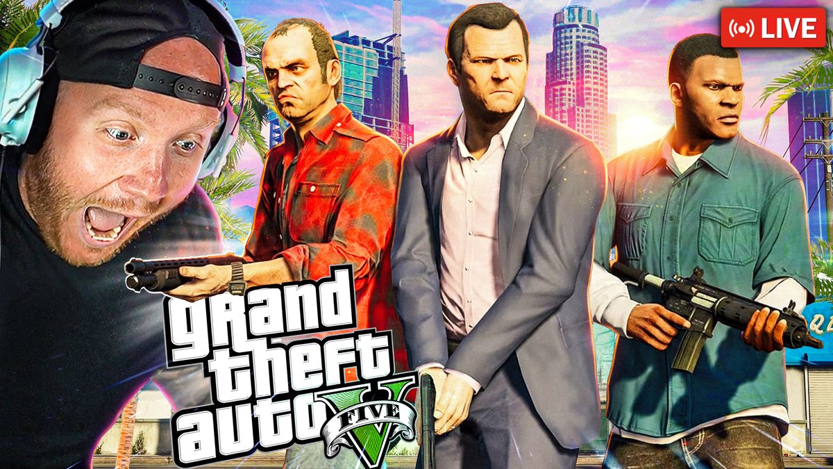 timthetatman's tweet photo. 🔴LIVE

WITH GTA 6 ON THE HORIZON IT DAWNED ON ME I NEVER PLAYED THROUGH GTA 5... THAT STARTS TODAY

https://t.co/abFG8prqnj
https://t.co/uDL0mQjxrT
https://t.co/Nou1zLSRgS https://t.co/Uaf5tZQ902