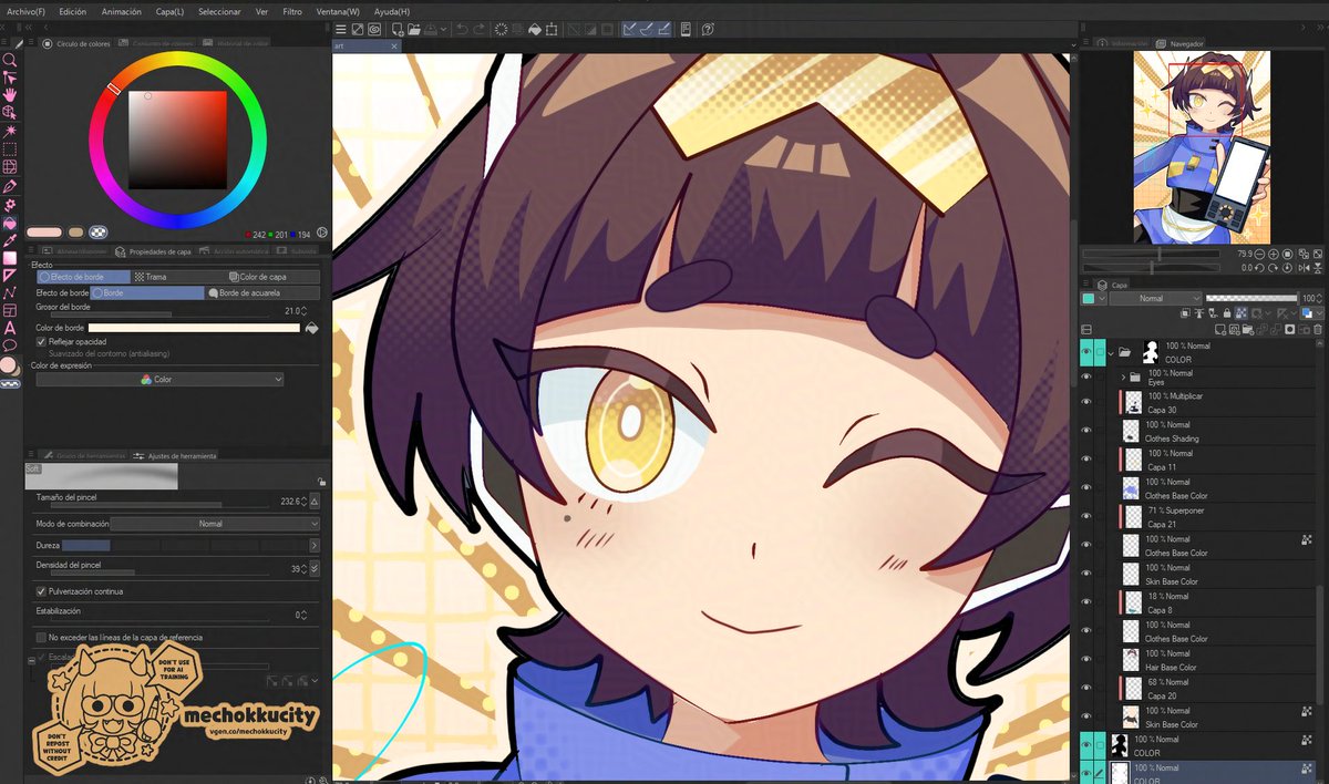mechokkucity's tweet photo. WIP of something I'm drawing for an upcoming Hanachi Channel video about vtuber design (in spanish)❤️

I chose my friend Pupa for this because she is an amazing example of a good design that feels uniquely hers!!

#pupintura https://t.co/Lb8HXtQa6O
