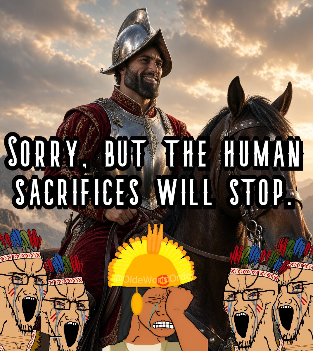 OldeWorldOrder's tweet photo. Christopher Columbus was a CRUSADER.

His discovery of the New World spread the Gospel of Jesus Christ further than ever before.

If that's not worth celebrating, NOTHING is.

HAPPY COLUMBUS DAY!!! https://t.co/TQKvQ8t8qP