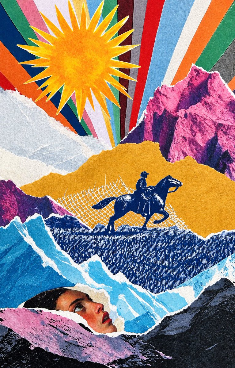 AntrumArtSpace's tweet photo. I just saw that I received a gift! 🎁Thank you very much for Mountain-14, @maryadehgan . I love how you used paper scraps to create an entire story!🔗🔻 https://t.co/sk4IAP6J8x