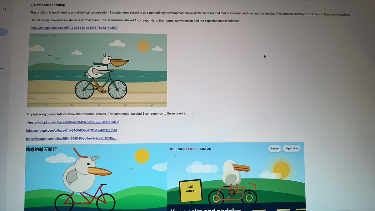 Solrizon_'s tweet photo. @thsottiaux I provided evidence to support that they're using inferior models - Codex is secretly giving users low-quality models and won't admit it or fix it. This is terrible. Claude Pro is way better than Codex Max ×20. https://t.co/L6XNnvMJqC
