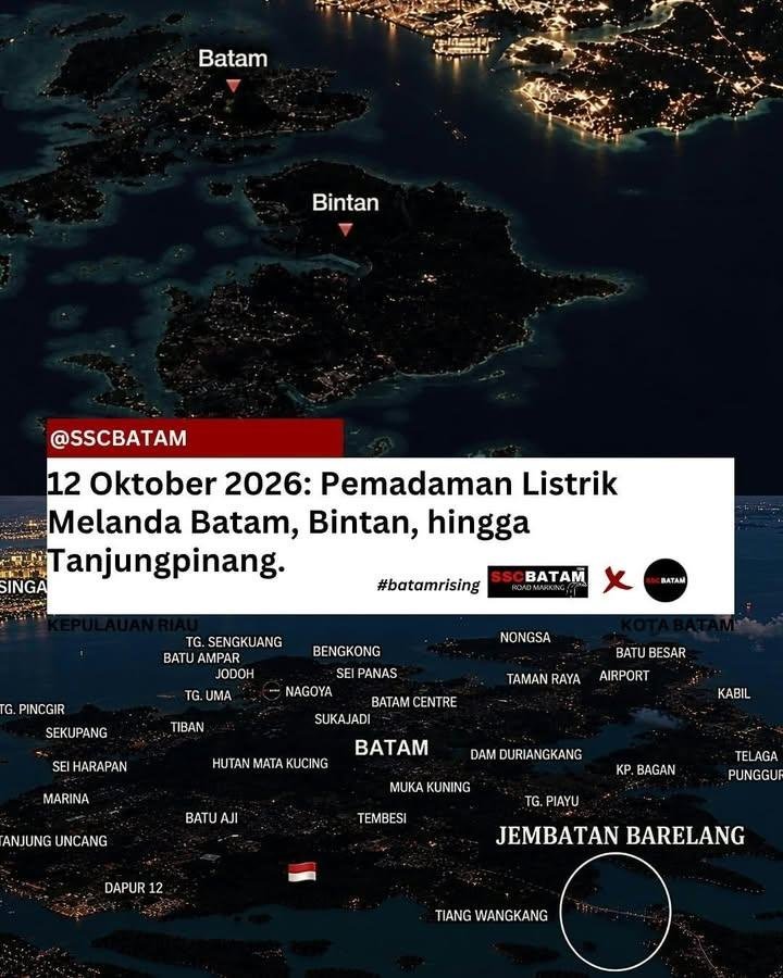 ejaaipongg's tweet photo. 🚨🚨🚨🚨 BREAKING NEWS 

UP UP UP

KONDISI SEBAGIAN BATAM, BINTAN DAN TANJUNGPINANG MALAM INI AKIBAT BLACKOUT TOTAL. 

AIR DAN LISTRIK MATI  + KABUT ASAP MASIH MELANDA KEPRI.

NTT GEMPA
KALIMANTAN TERBAKAR
ACEH BELUM PULIH
JAWA KEKERINGAN
JAMBI, SUMSEL, RIAU TERBAKAR 
SUMBAR BANJIR 
PAPUA TERBAKAR
SEKARANG BATAM BLACK OUT 😔