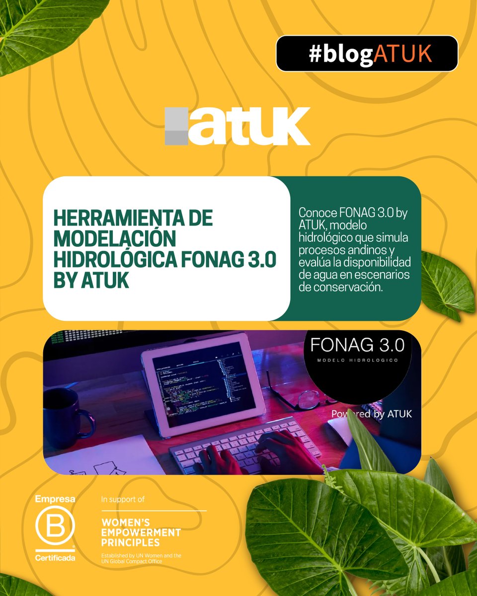 ATUK_ce's tweet photo. El modelo hidrológico FONAG 3.0 by ATUK permite recrear procesos de los ecosistemas andinos y analizar la disponibilidad hídrica bajo diferentes escenarios de conservación y degradación. 🗺️📊

Conoce esta herramienta en nuestro blog.
https://t.co/Jyv5sPPZim https://t.co/LBm2JPnoYN